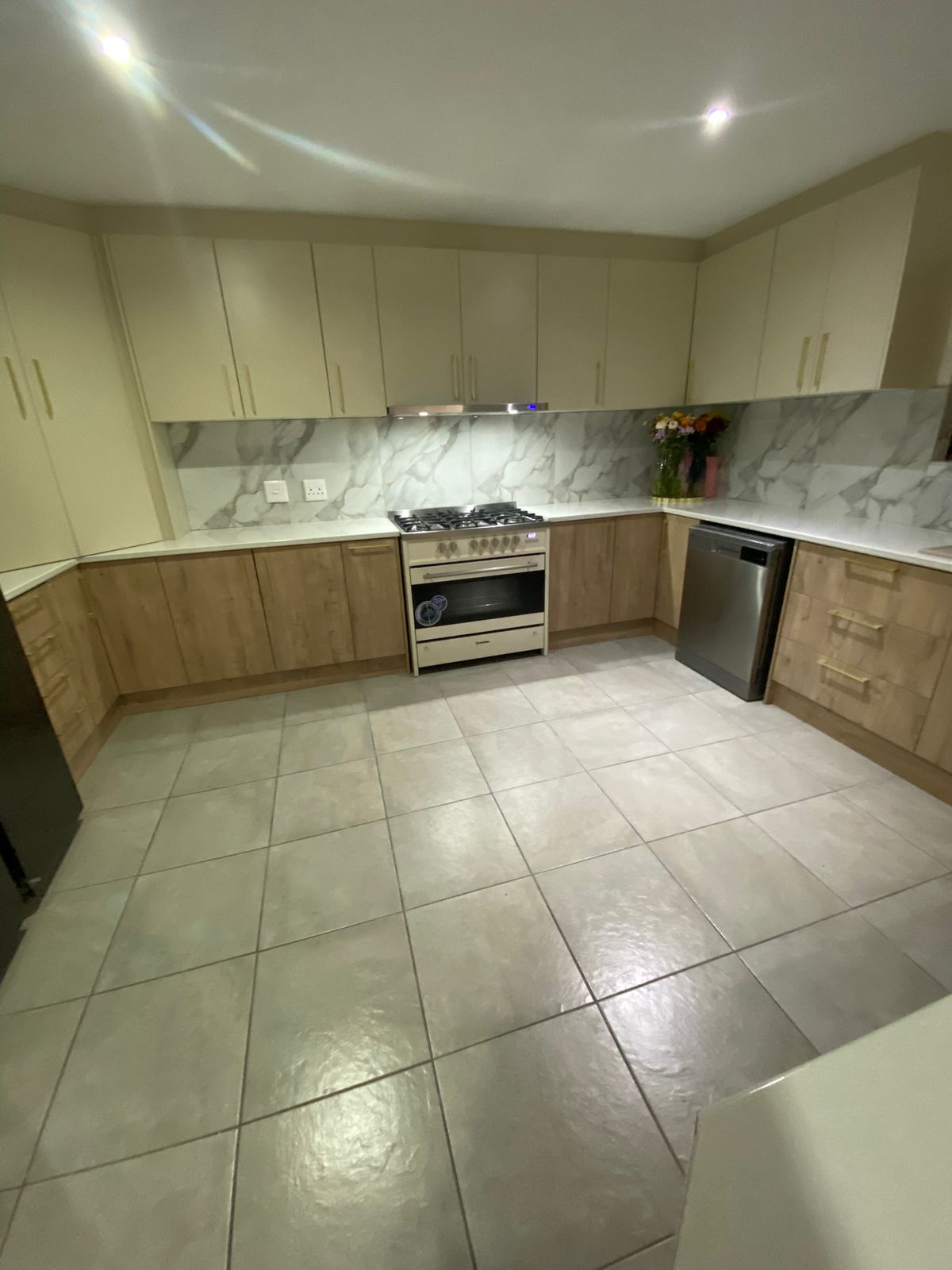 Large open kitchen